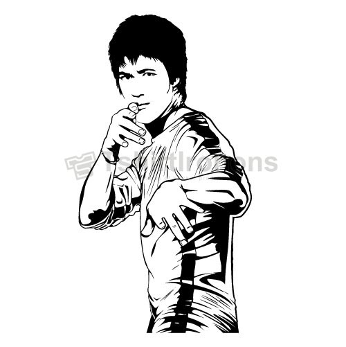 Bruce Lee T-shirts Iron On Transfers N7172 - Click Image to Close
